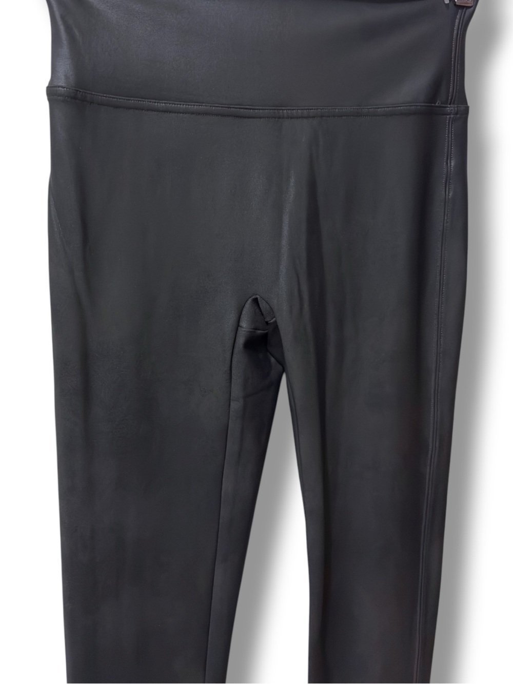 Spanx | NWOT Dark Olive High-Waist Faux Leather Leggings (size M) - Picture 5 of 11